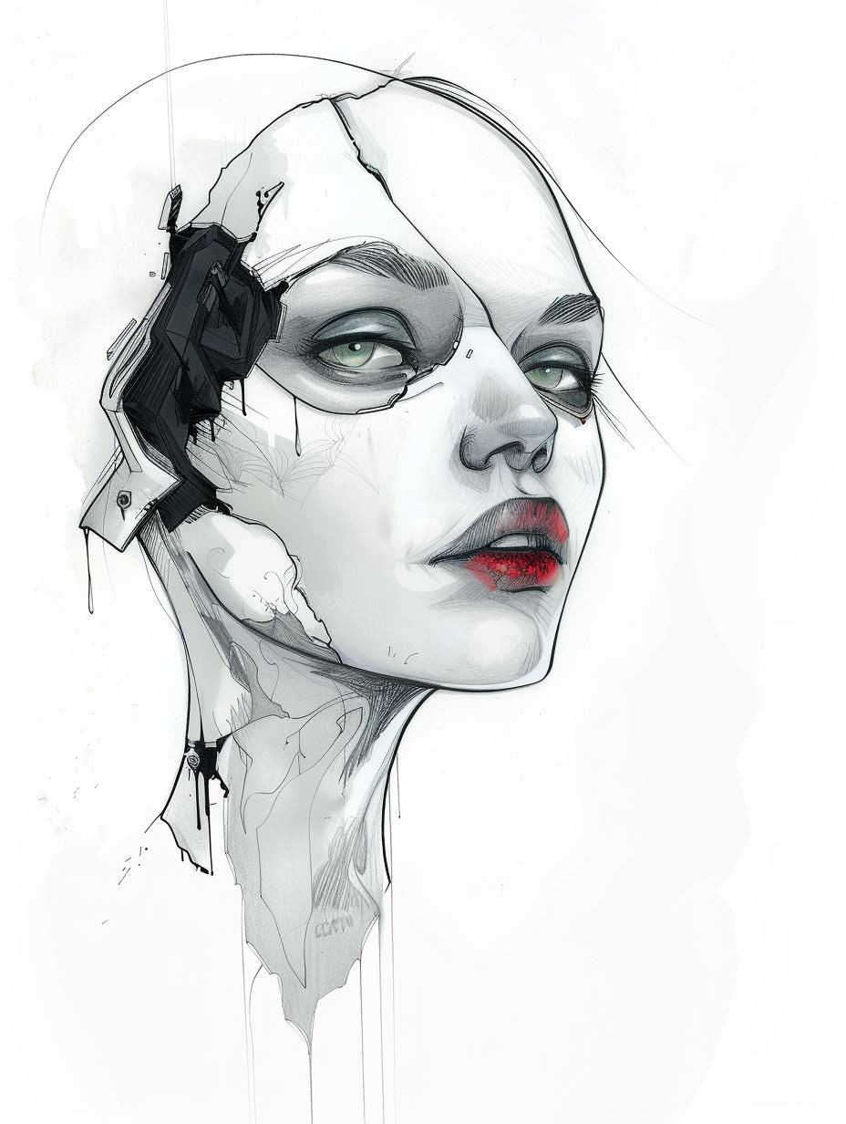 Fragmented Beauty: Surreal Portrait Studies - Image 2