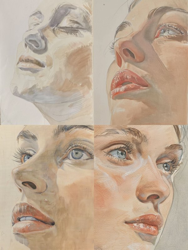 Ethereal Study of Human Form