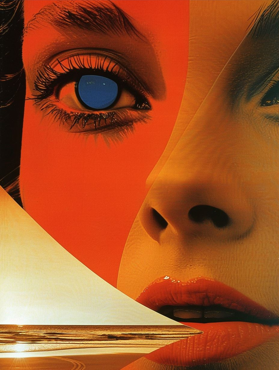 Electric Cobalt Veiled Gaze - Image 3