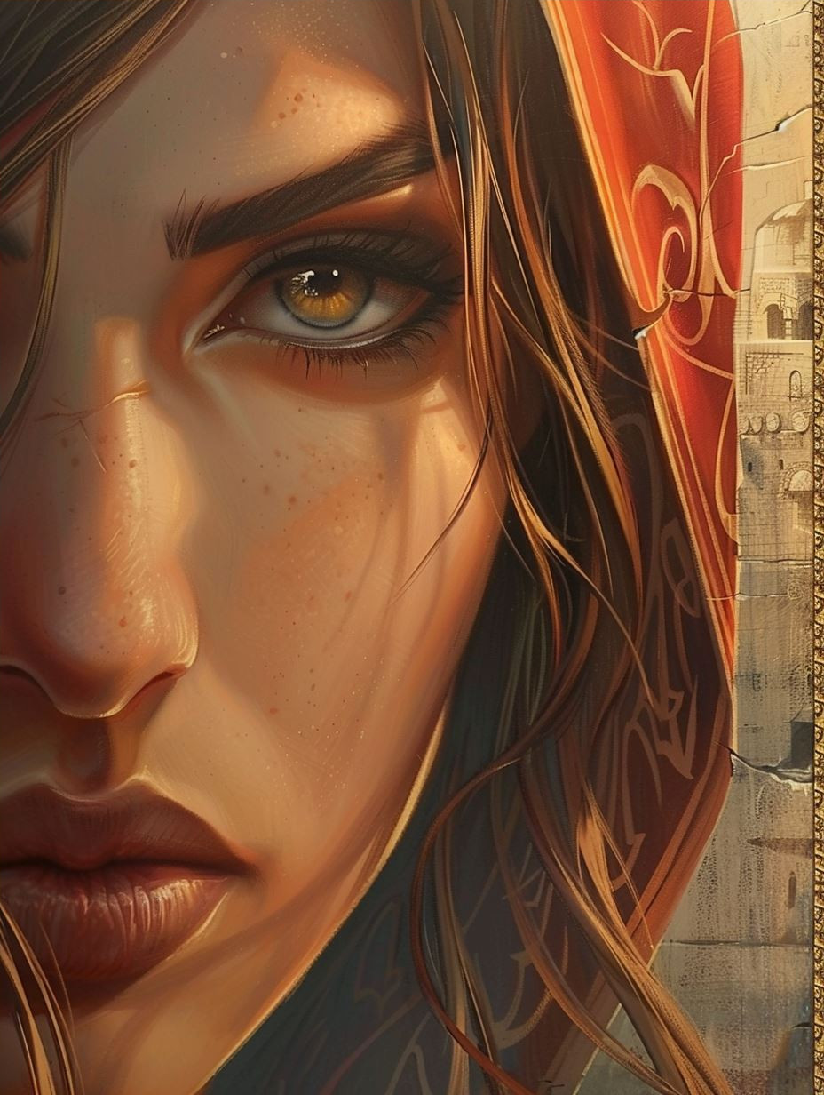 Mystic Desert Warrior Portraits - Image 4