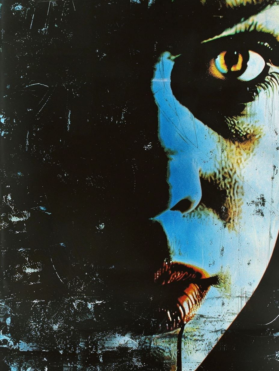 Dark Cinematic Neon Noir Portraits - Image 1