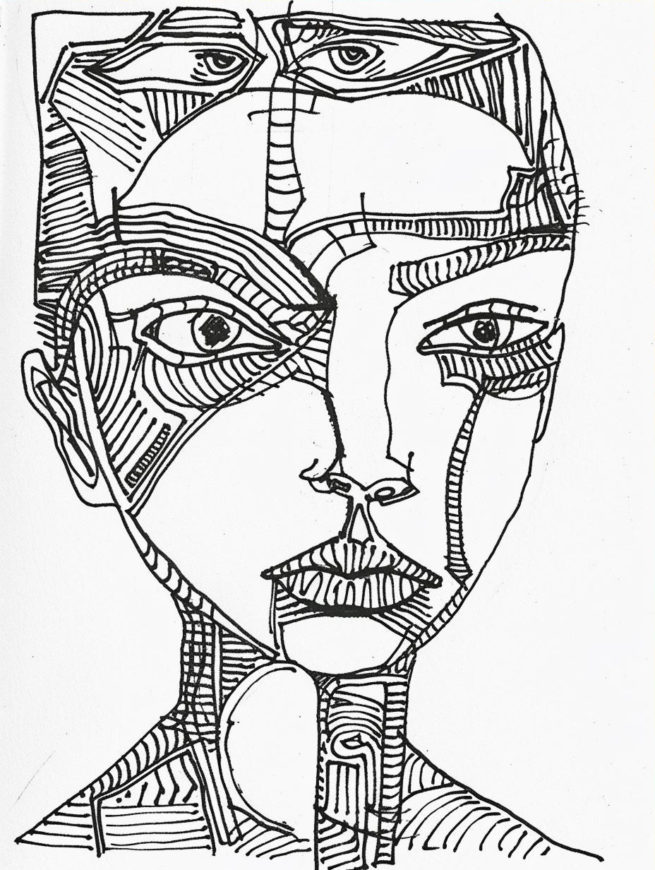 Abstract Female Portrait Studies - Image 3