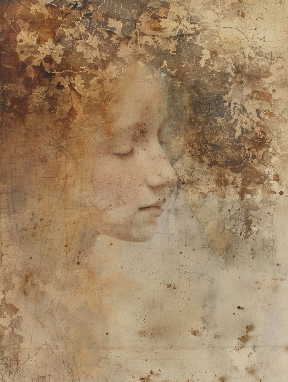 Ethereal Gilded Memory Portraits - Image 2