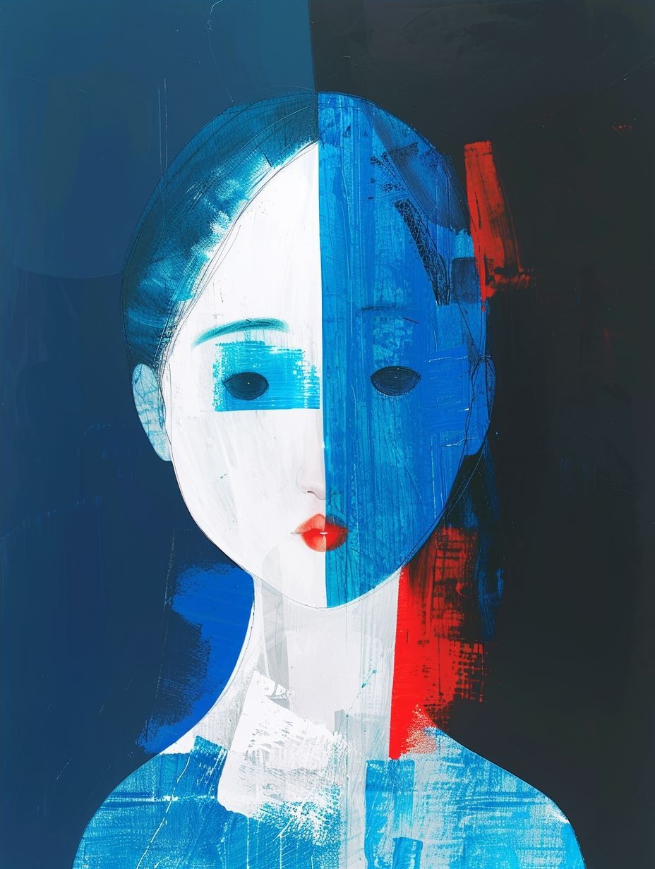 Fragmented Digital Soul Portrait - Image 4