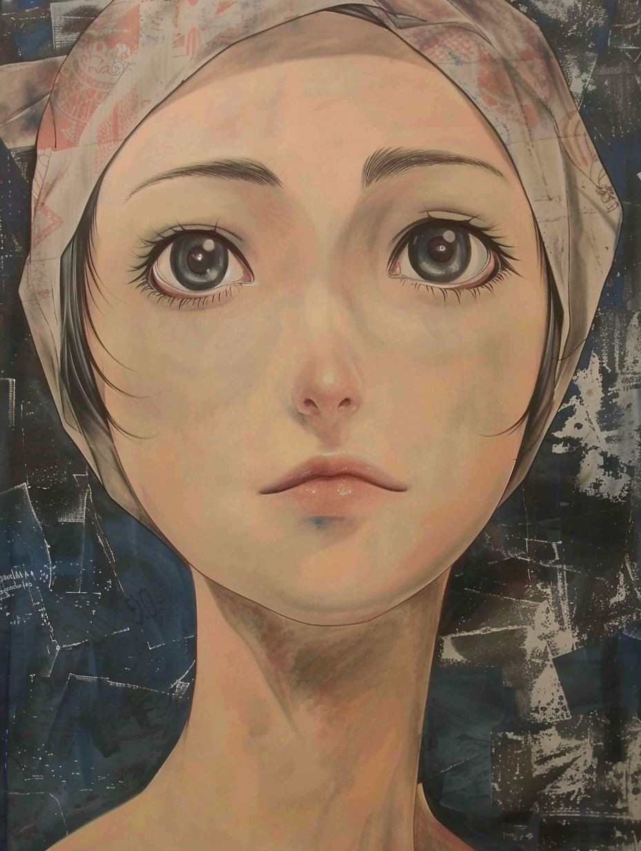 Ethereal Gazes: A Study in Anime Portraiture - Image 2