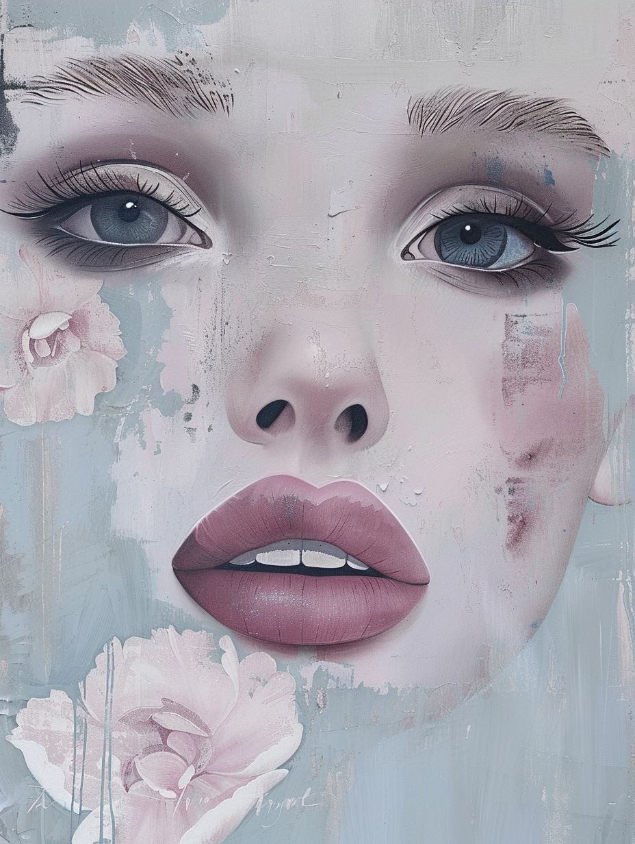Fragmented Beauty: A Surrealist Portrait Study - Image 3