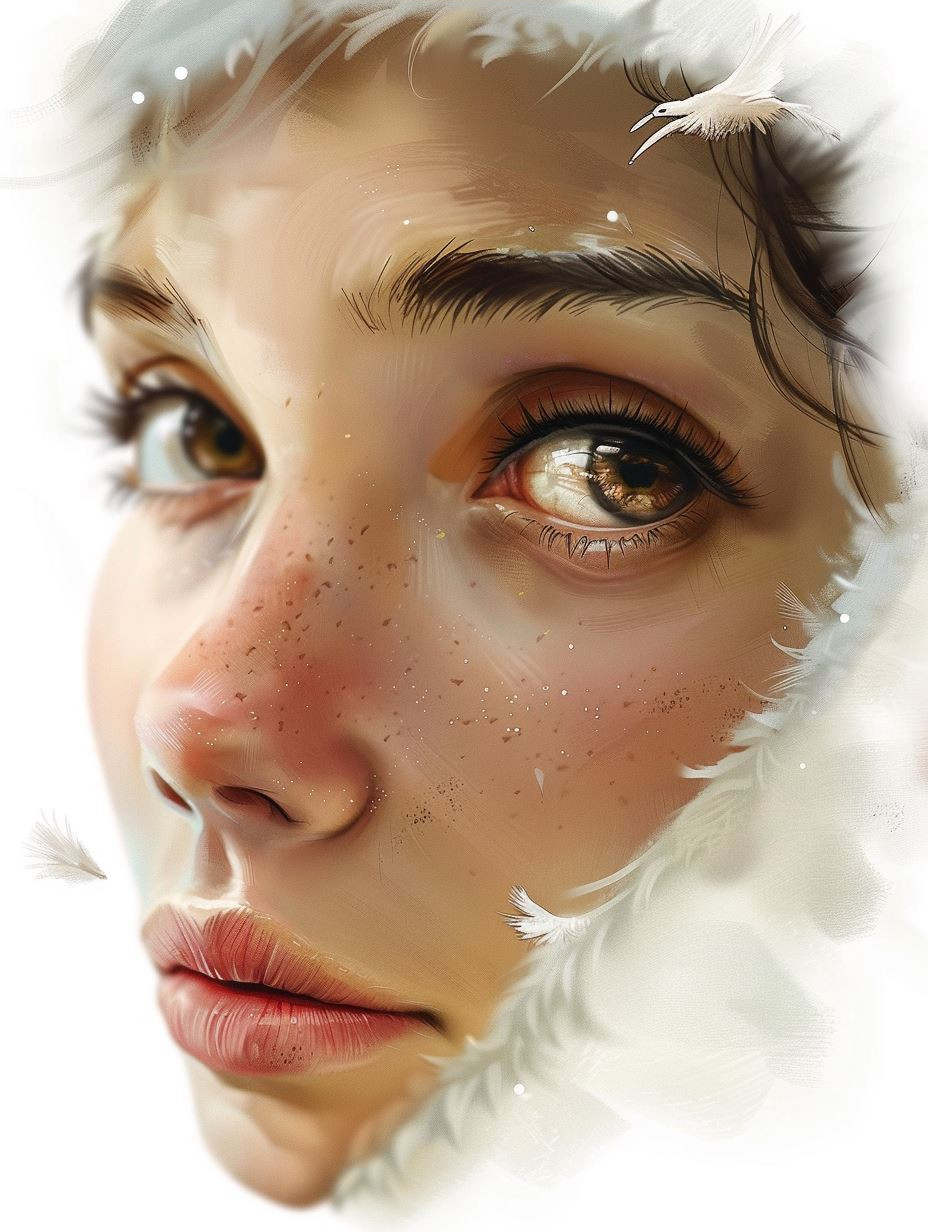Ethereal Sun-Kissed Portrait - Image 3