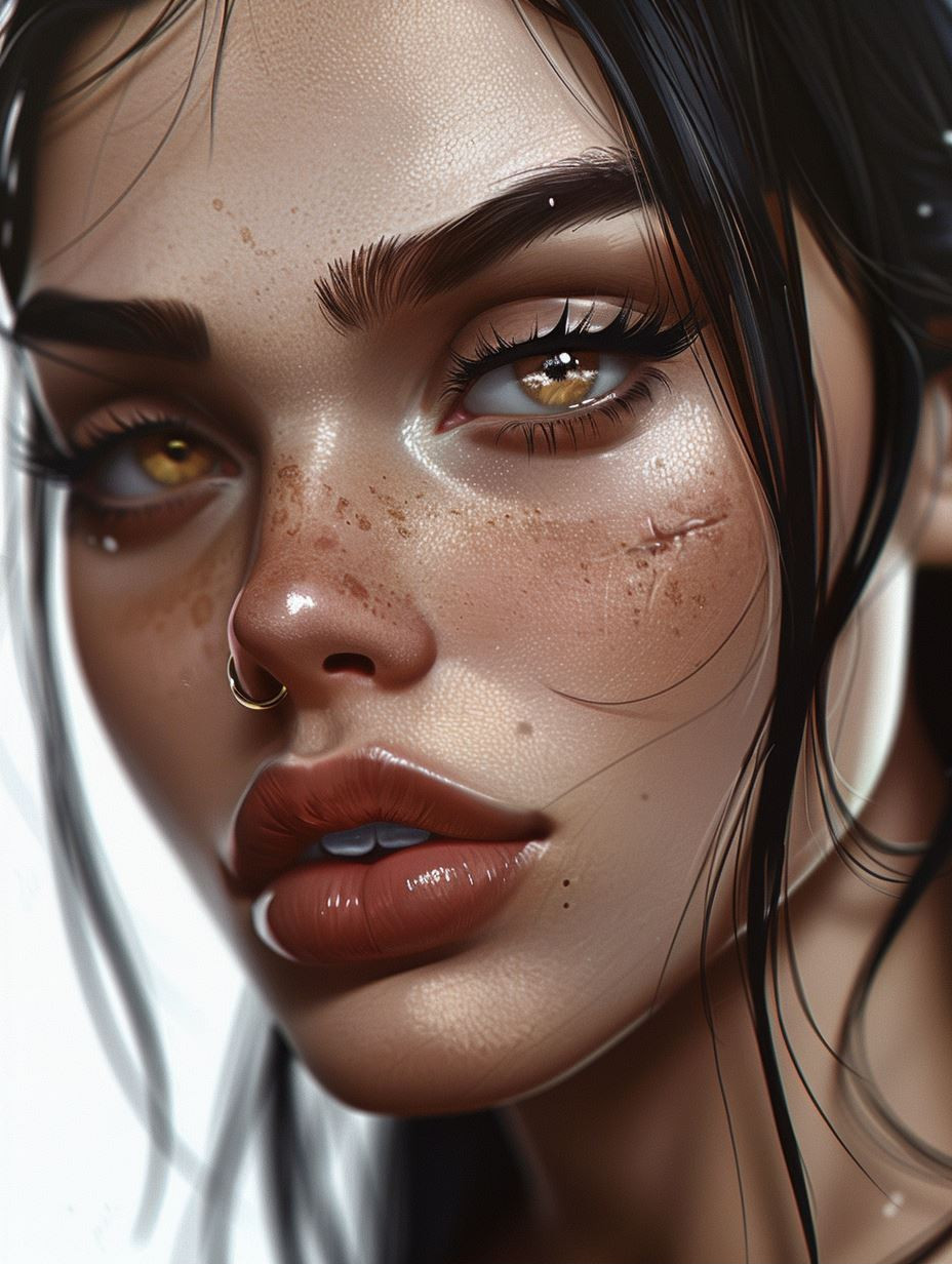 Cyberpunk Edge Digital Portrait - Image 2