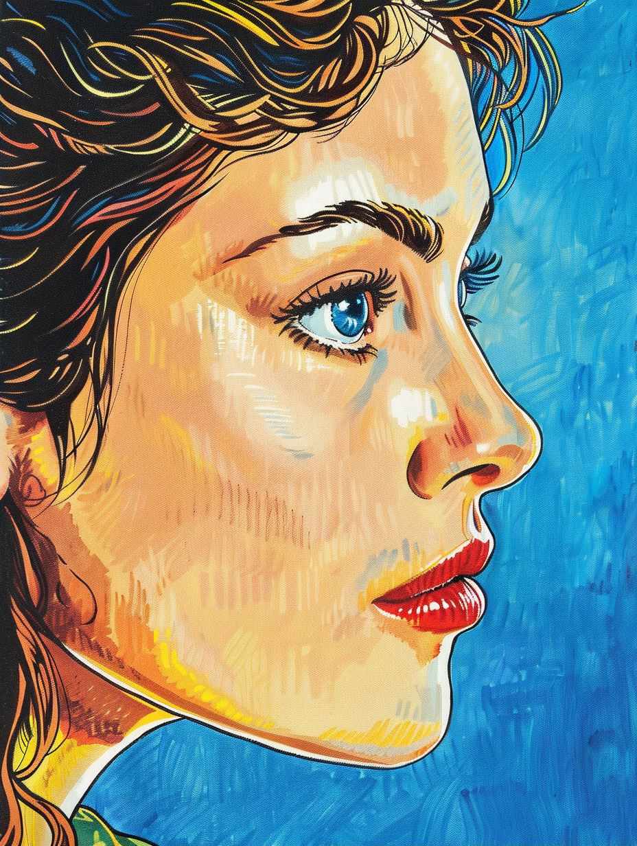 Vibrant Visions of a Woman's Gaze - Image 2