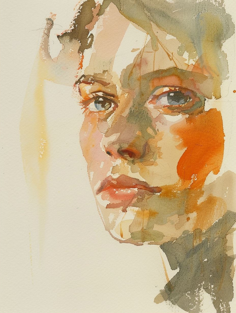 Ethereal Flame Spirit Portrait - Image 2