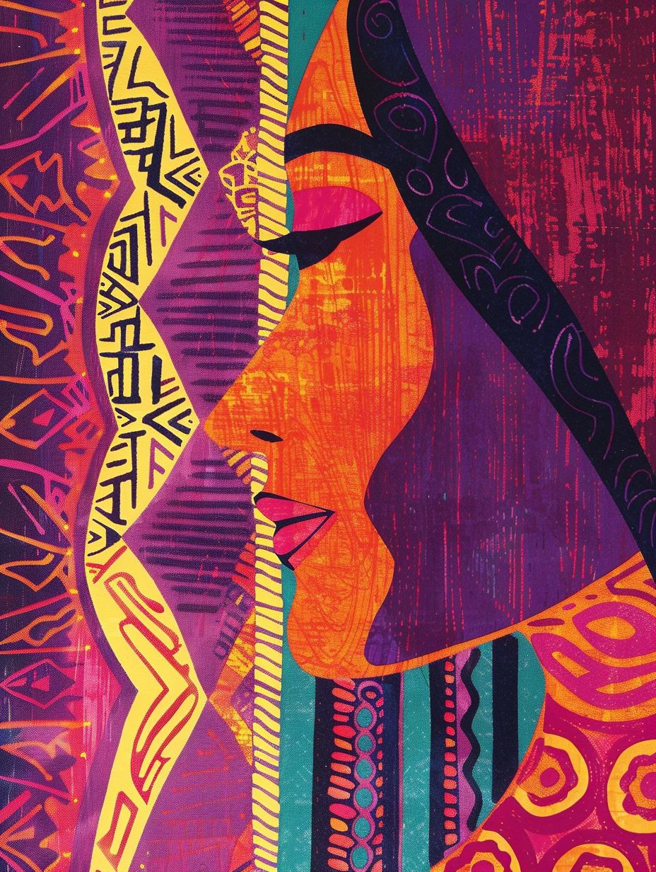 Vibrant Ethnic Portrait Artistry - Image 1