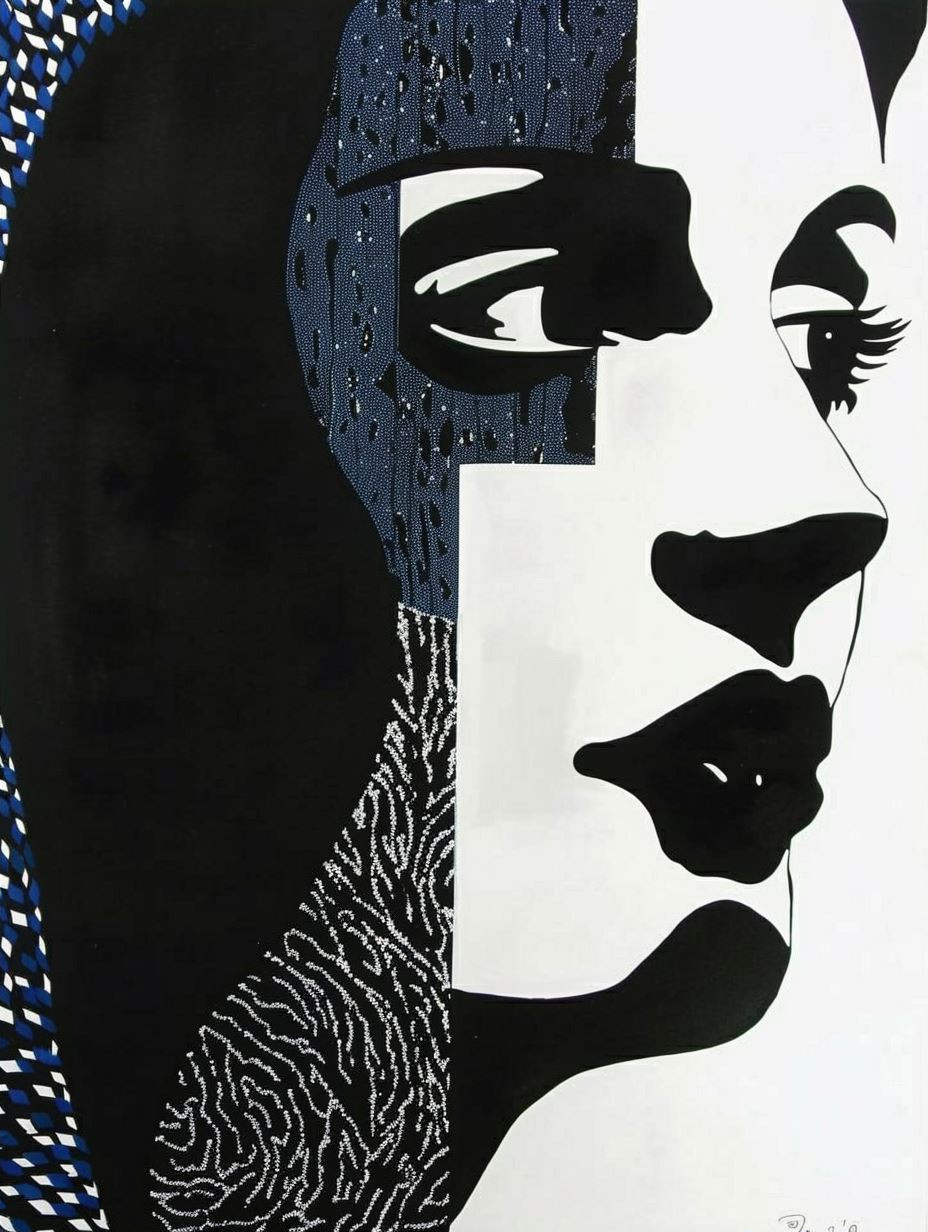 Fragmented Portraits in High Contrast - Image 2