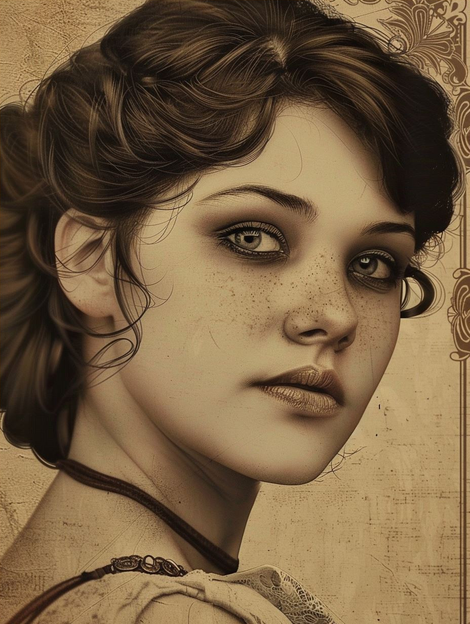 Vintage Sepia Portrait Collection - Image 4