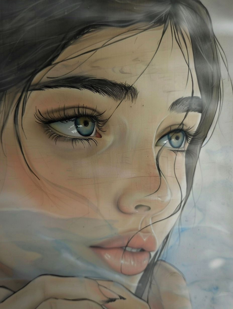 Ethereal Gazes: A Portrait Study - Image 3
