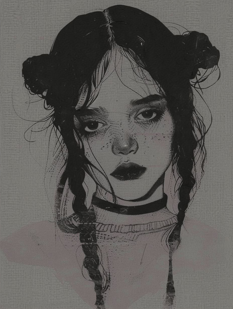 Melancholic Gothic Portrait Series - Image 2