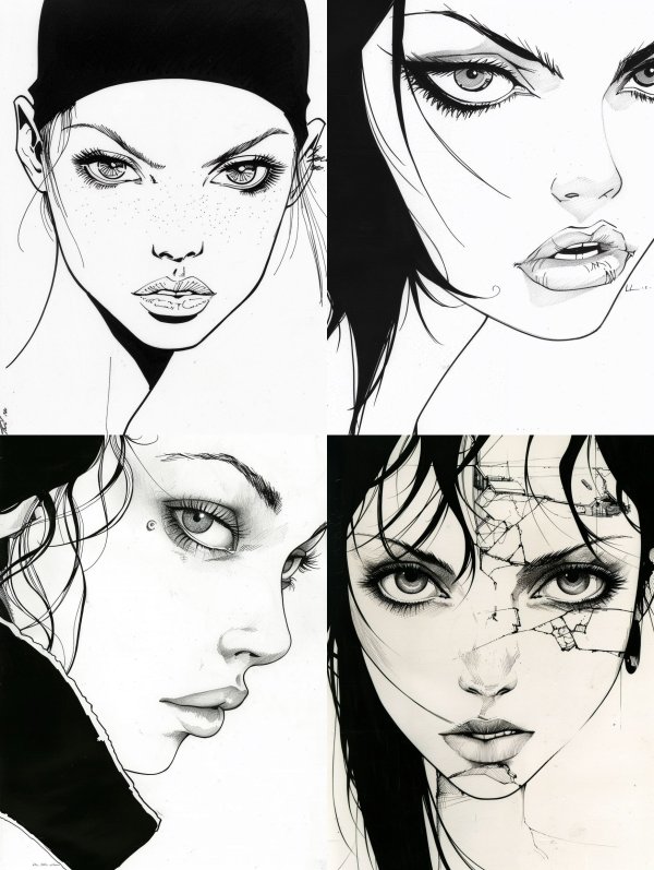 Ink Visions: Four Faces of Mystery