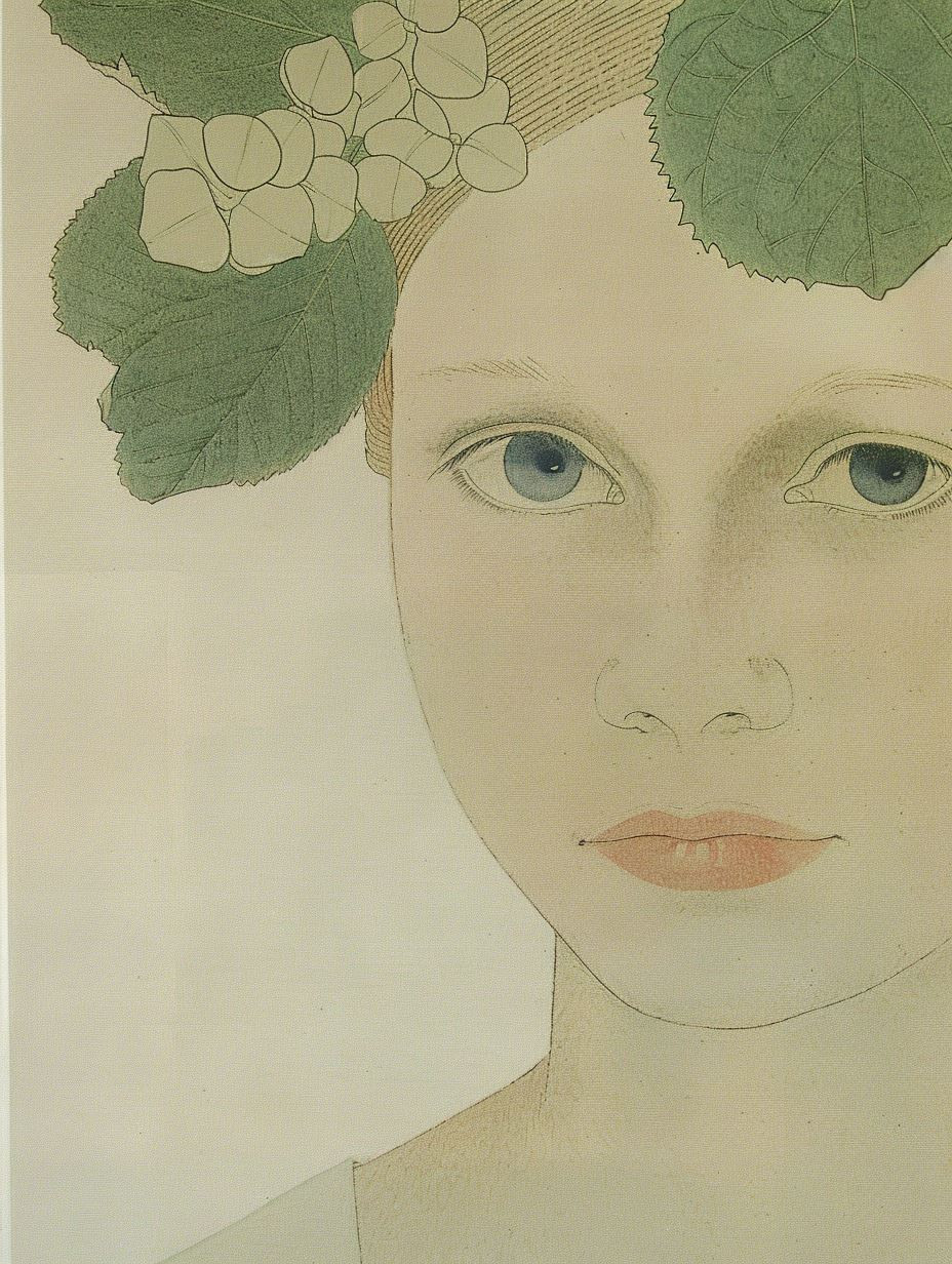 Ethereal Pale Watercolor Portraits - Image 2