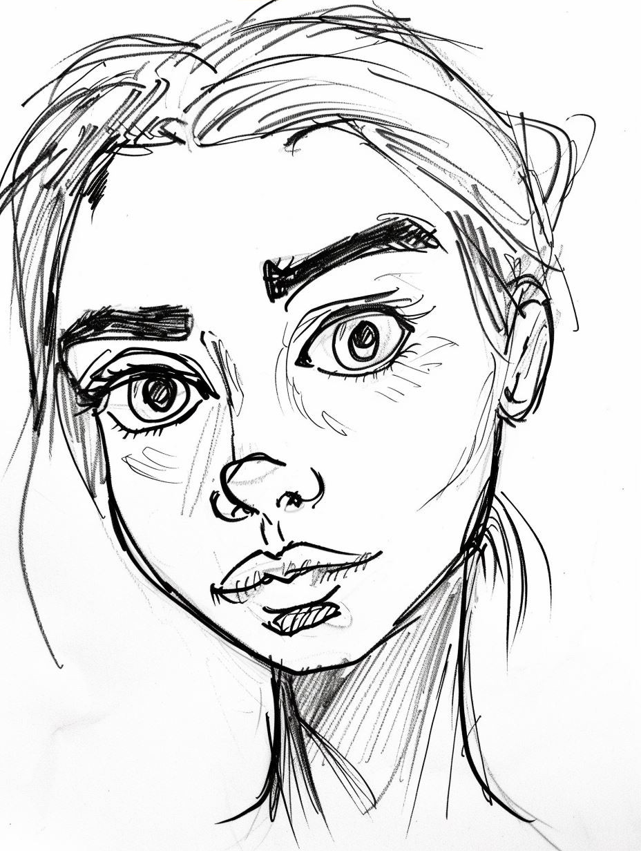 Expressive Hand Drawn Character Sketches - Image 4