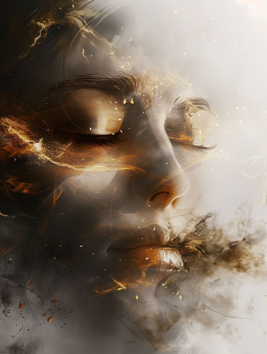 Ethereal Golden Dust Portraits - Image 1