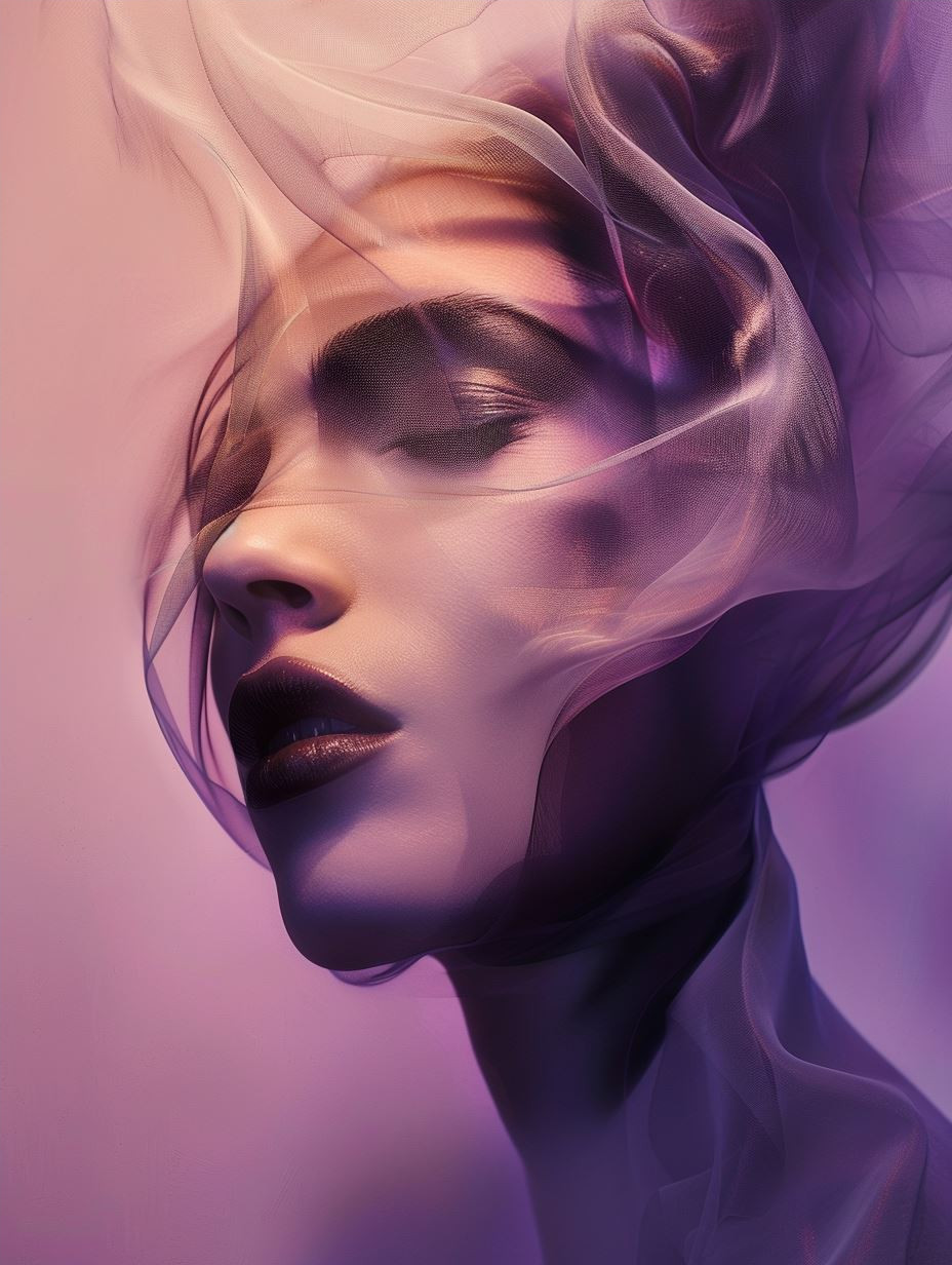 Ethereal Veils of Purple Mist - Image 4
