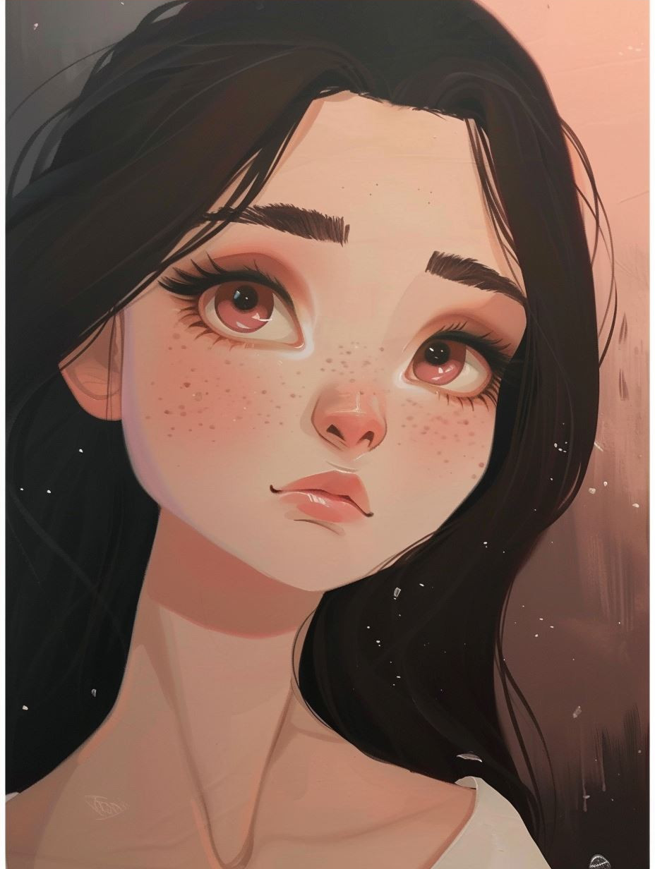 Ethereal Anime Girl Portraits - Image 4
