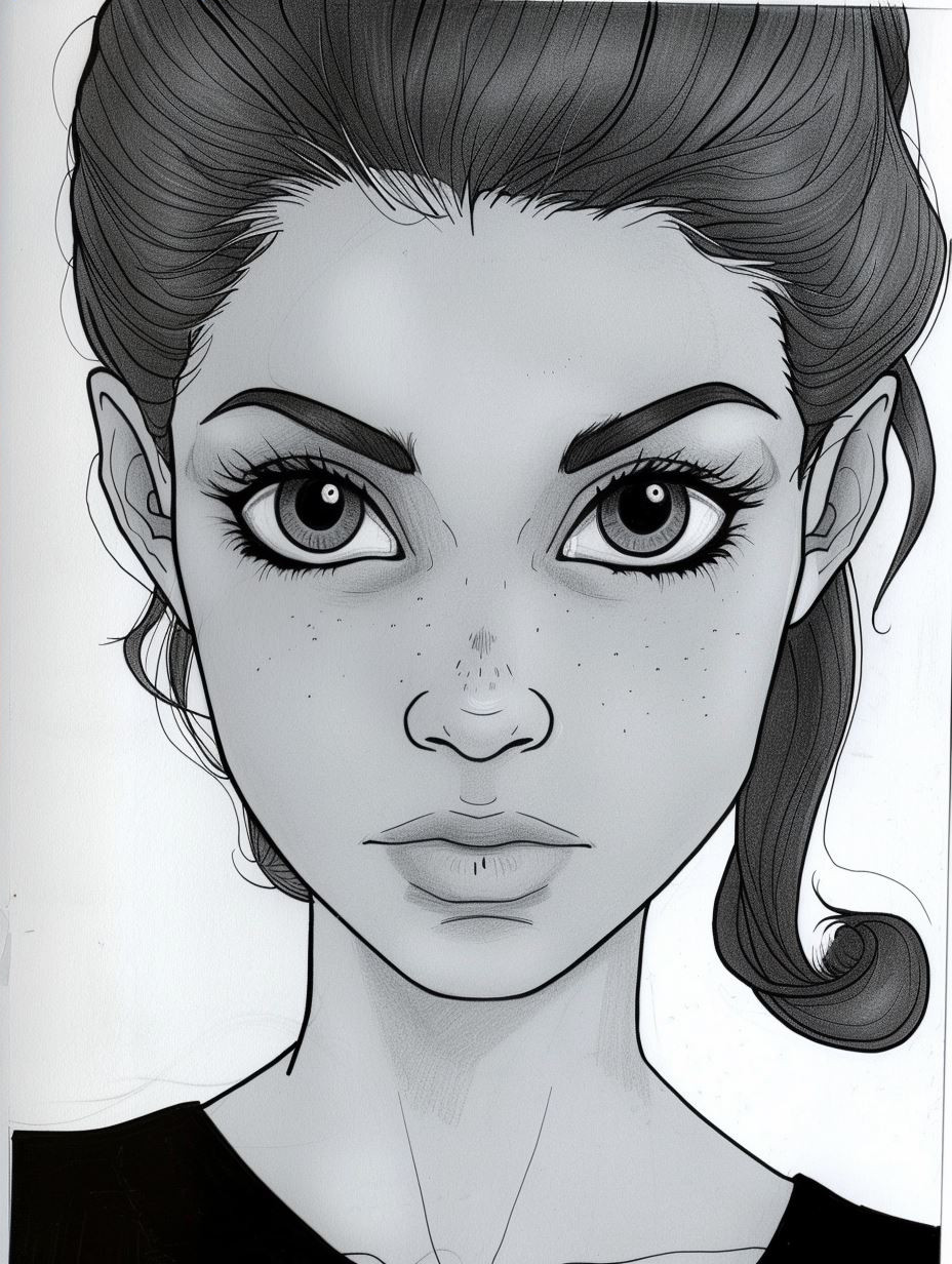 Bold Ink Manga Portrait - Image 4