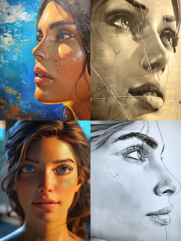 Artistic Visions of Feminine Beauty