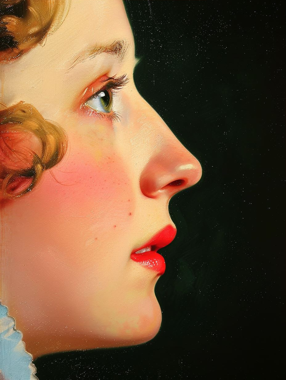 Ethereal Golden Curls Portrait - Image 3