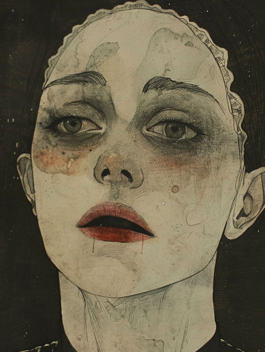 Melancholy Gothic Portrait Studies - Image 4