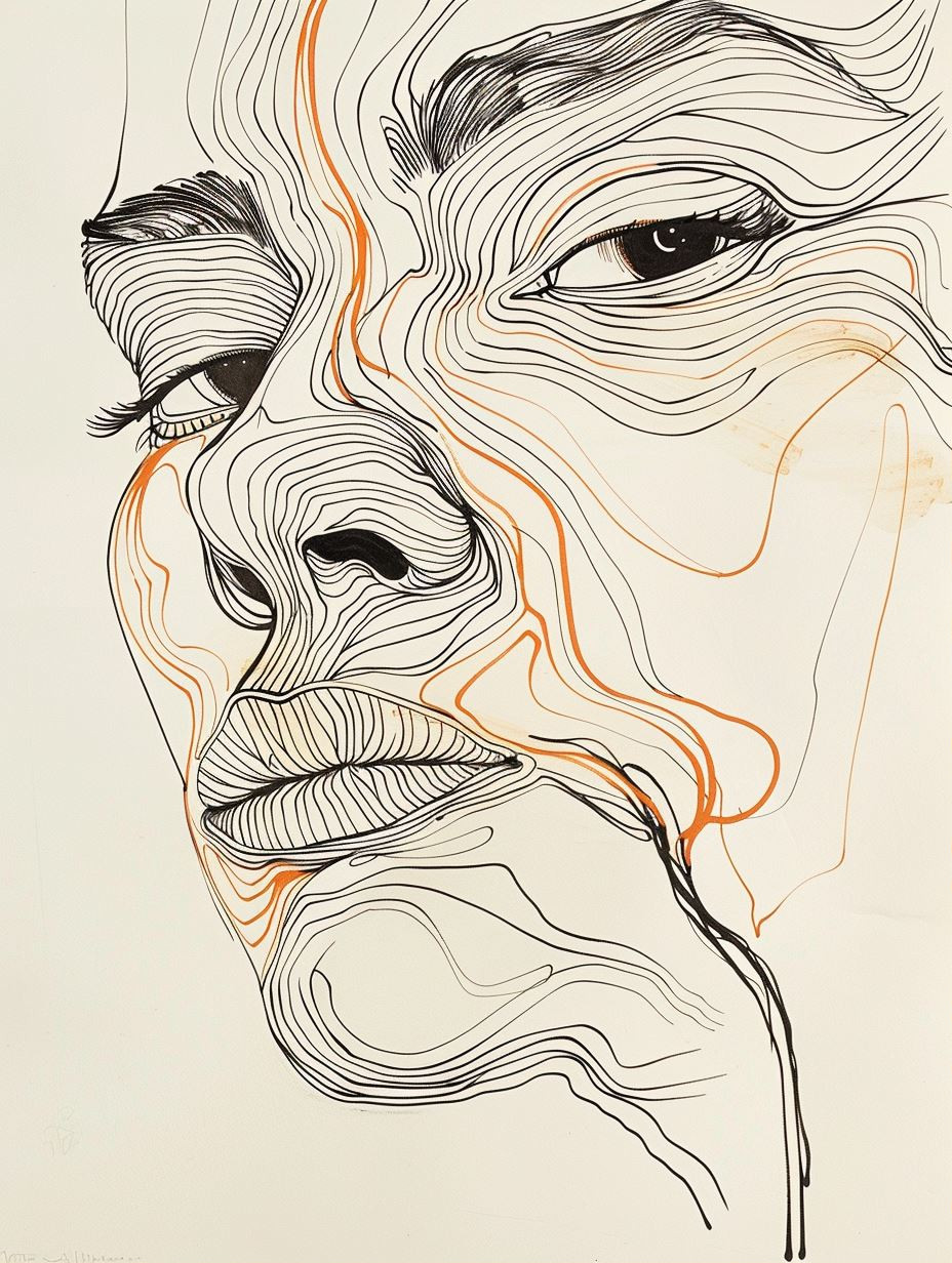 Fluid Linear Portrait Studies - Image 1