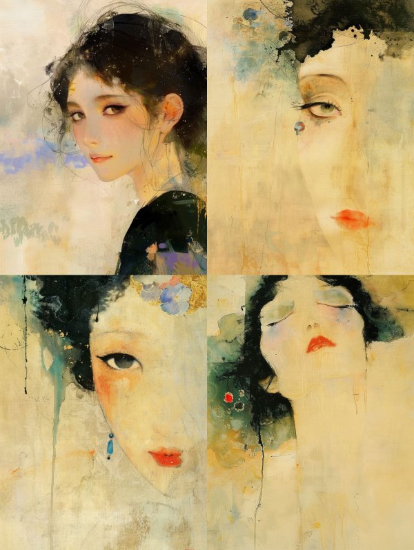 Ethereal Whispers of Painted Souls