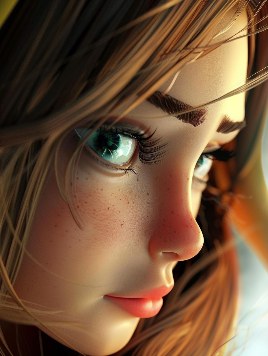 Ethereal Portraits of Digital Beauty - Image 1