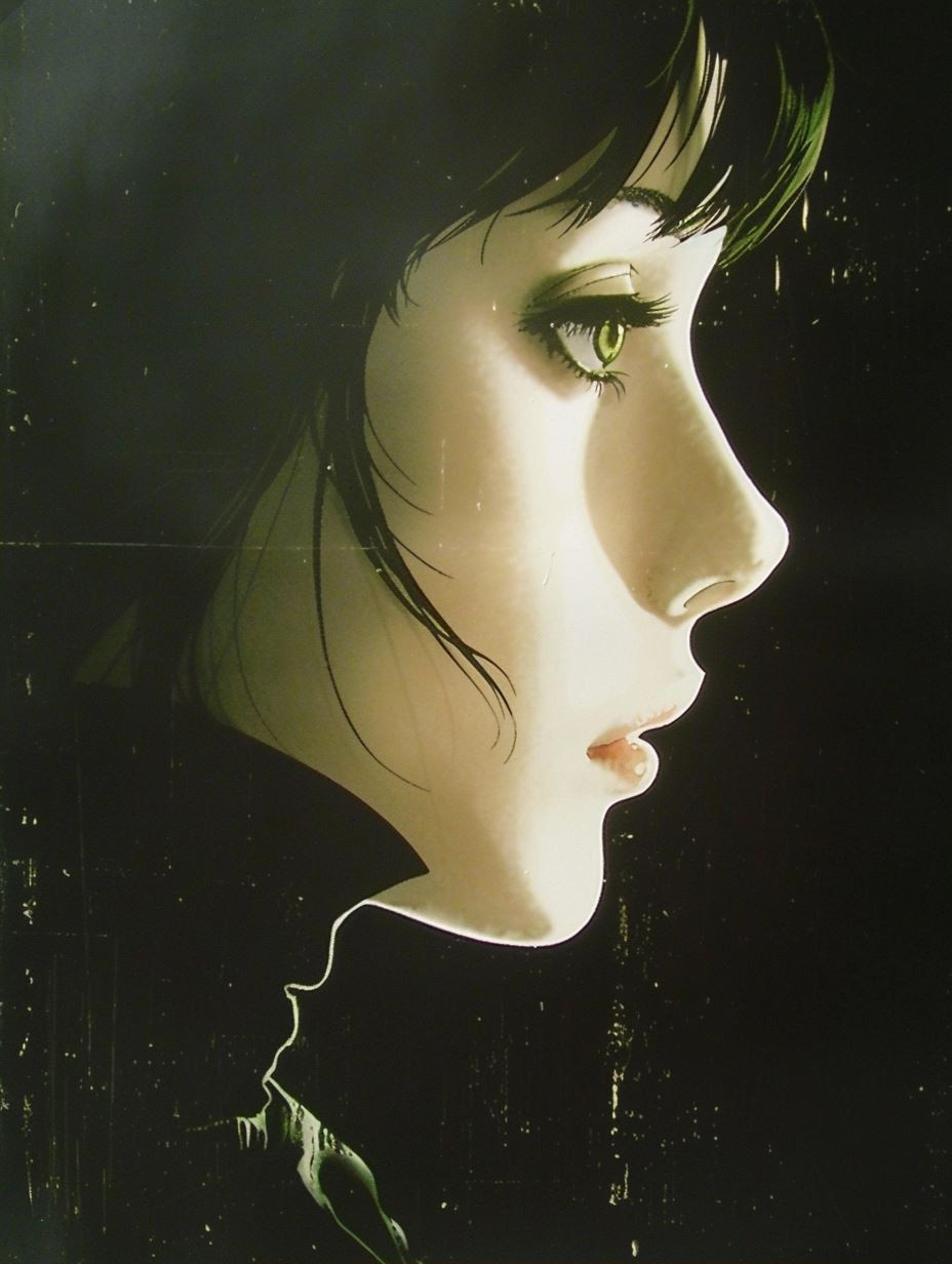 Emerald Gazes: Surreal Digital Portraits - Image 2