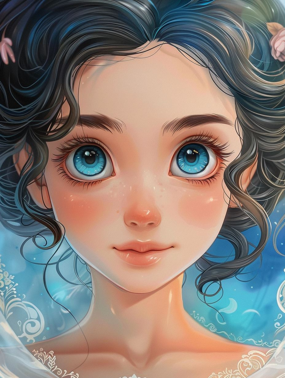 Ethereal Visions of a Dreamy Maiden - Image 1