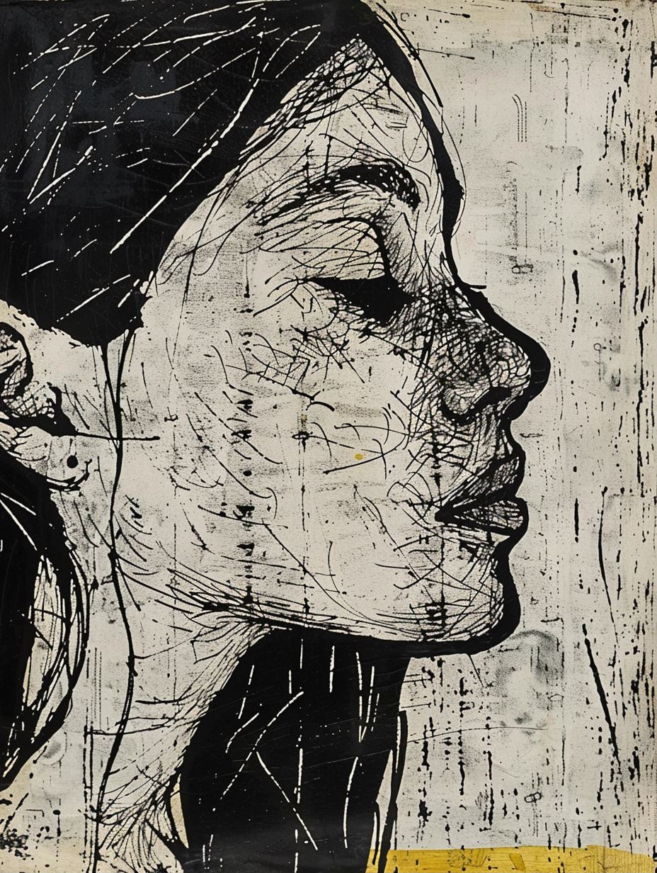 Raw Emotional Ink Portraits - Image 1
