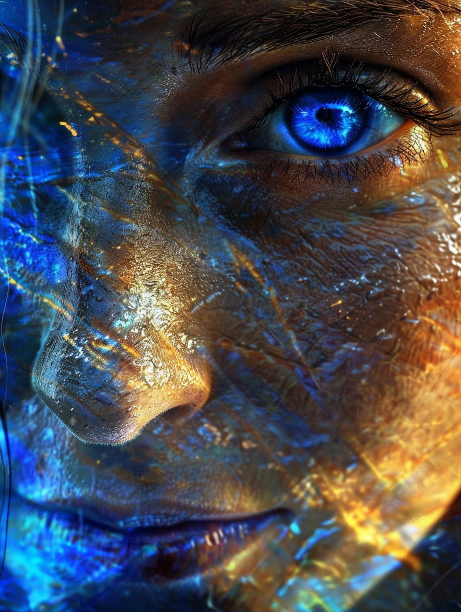 Ethereal Luminescent Cosmic Portraits - Image 2