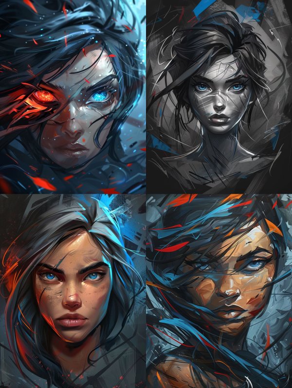 Cybernetic Visions: Digital Portraits of the Future