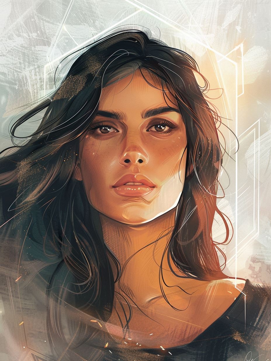 Digital Soul Concept Portrait - Image 3