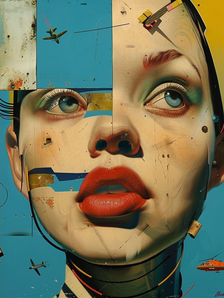 Fragmented Surrealist Digital Collage - Image 4