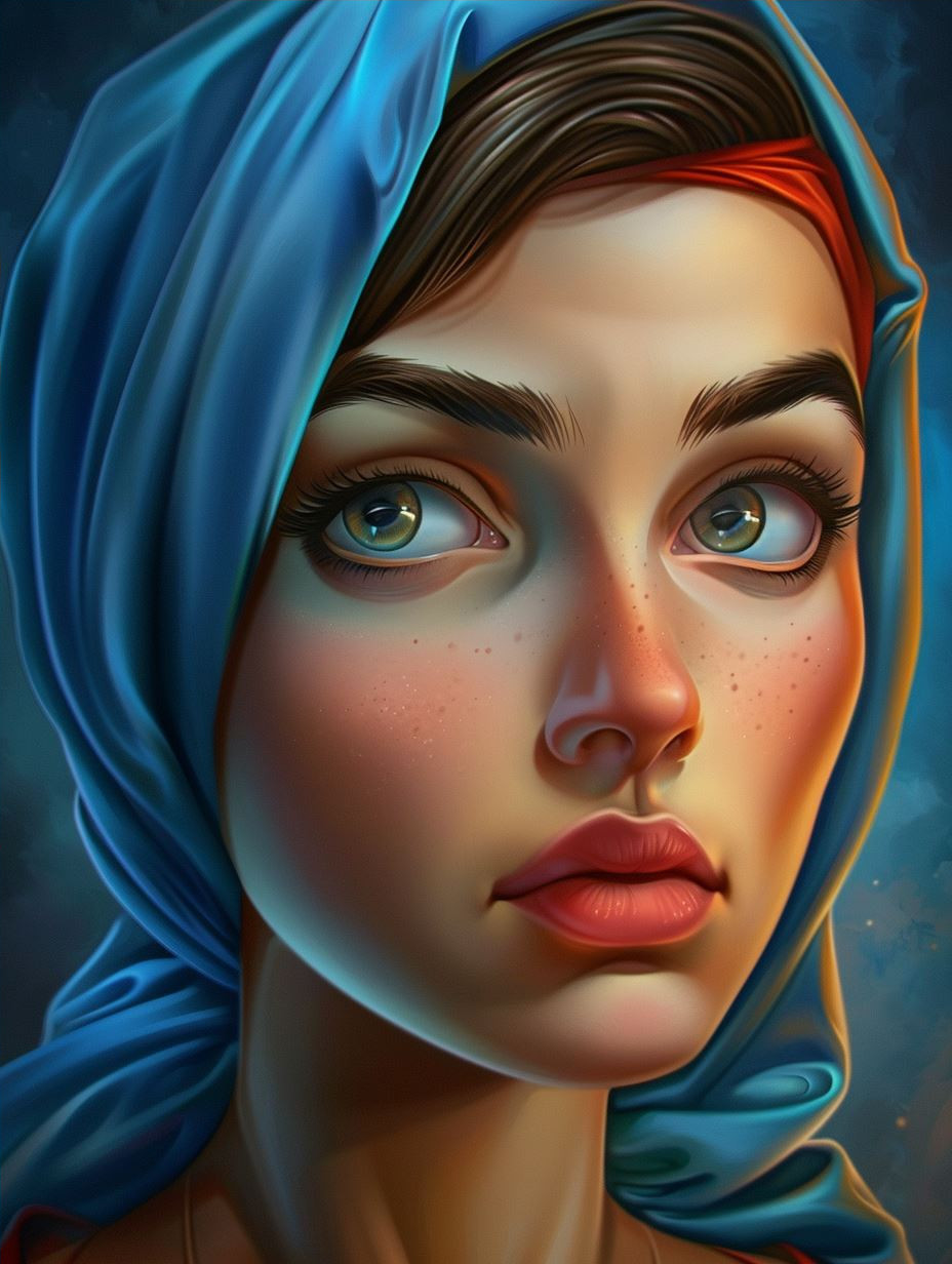 Luminous Digital Portrait Glow - Image 4