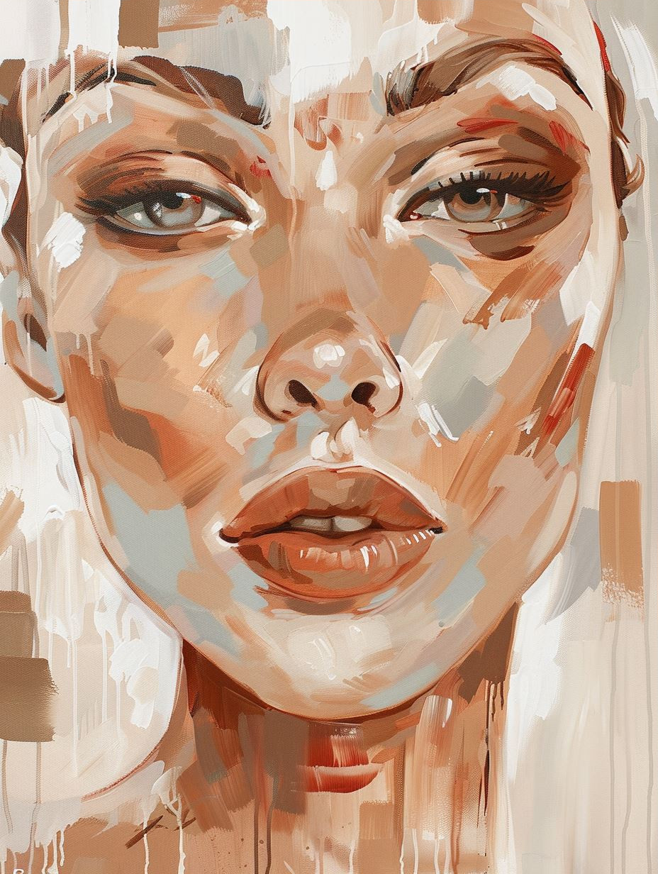 Ethereal Impressionist Female Portraits - Image 3