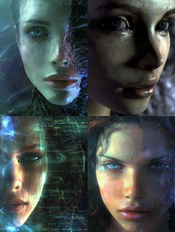 Ethereal Digital Human Portraits