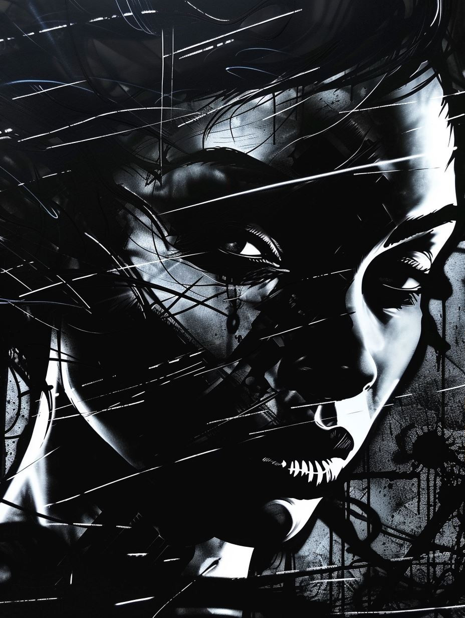 Dark Noir Cyberpunk Portraits - Image 1