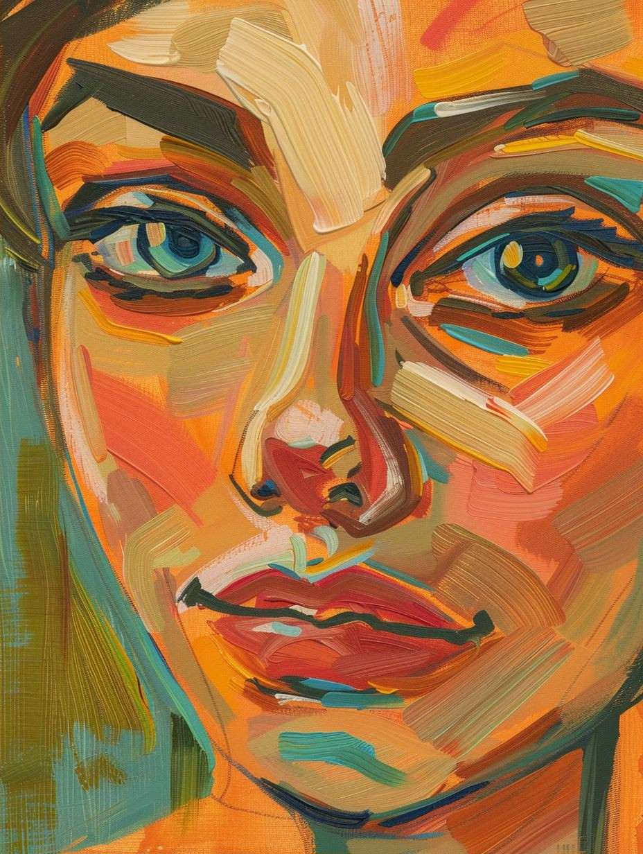 Vibrant Expressions in Oil - Image 2