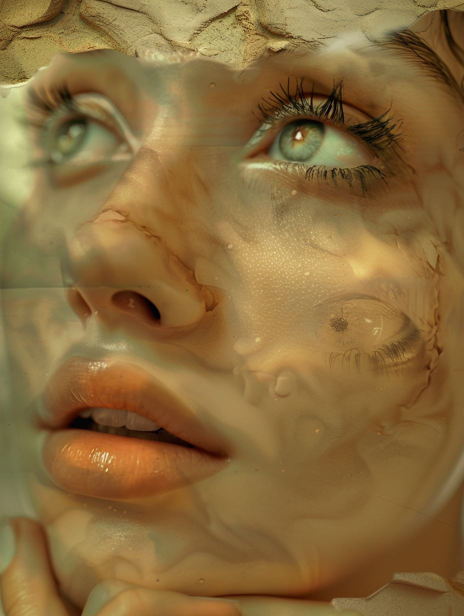 Ethereal Sculpted Marble Visages - Image 2