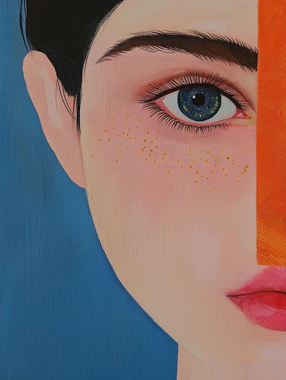 Floral Veil Portrait - Image 3
