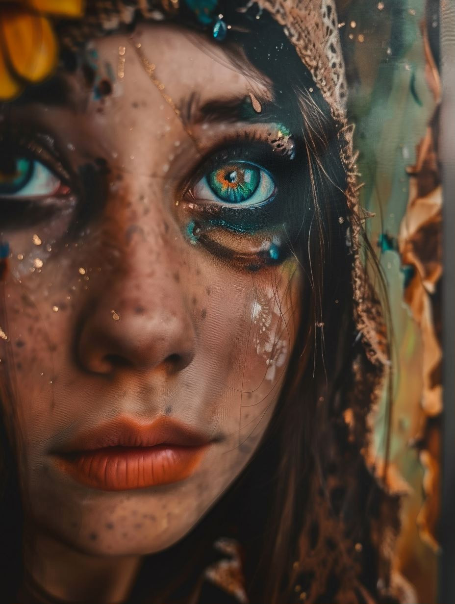 Ethereal Gaze of Cosmic Dust - Image 1