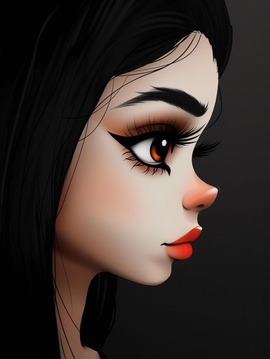 Ethereal Dark Noir Portraits - Image 1