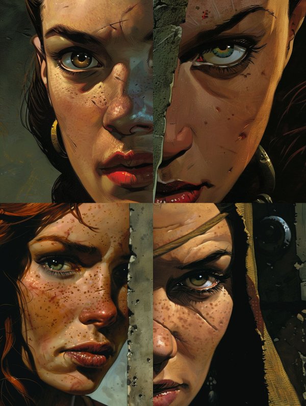 Battle Worn Cinematic Portrait