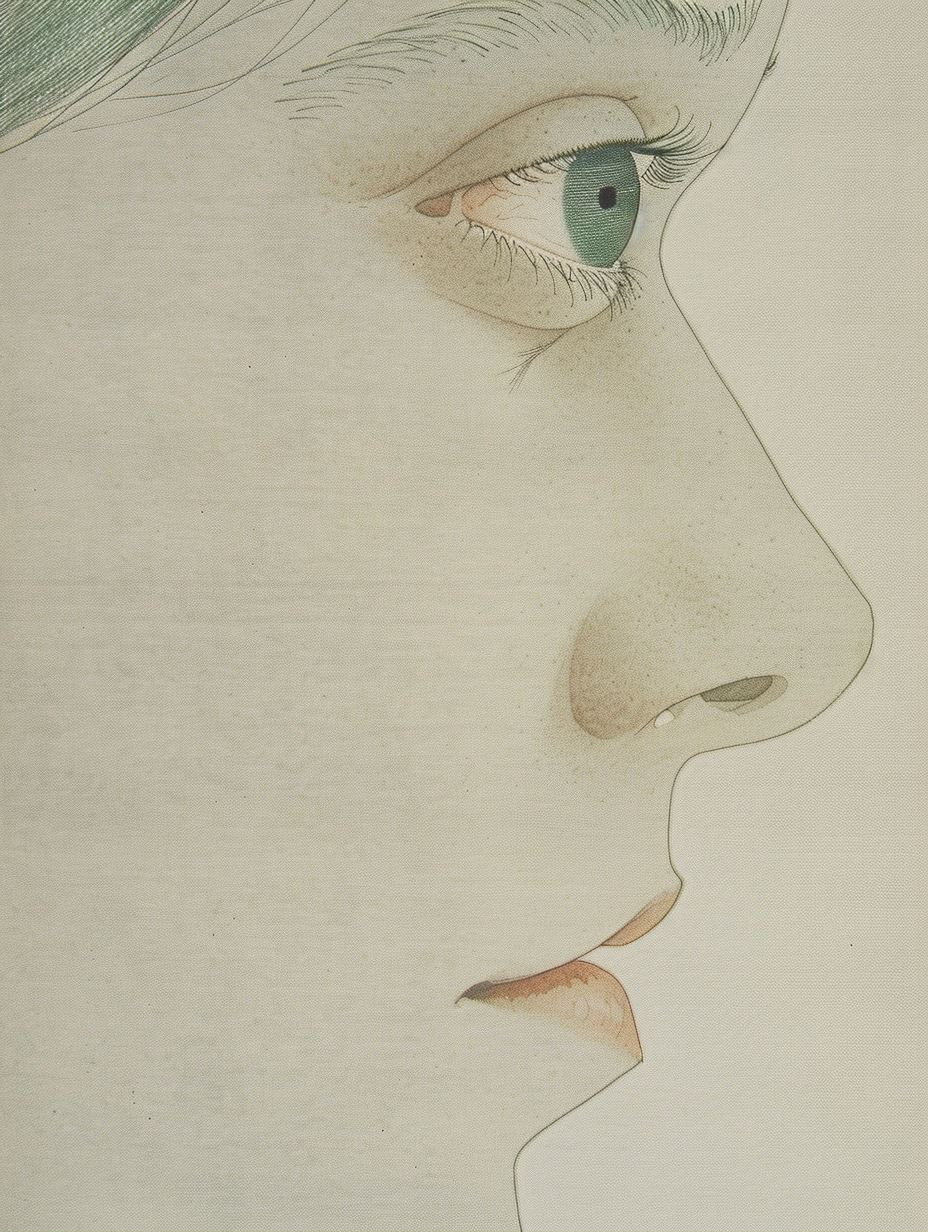 Ethereal Pale Watercolor Portraits - Image 1